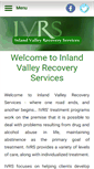 Mobile Screenshot of inlandvalleyrecovery.org